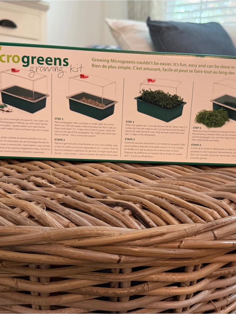 Micro-greens Microgreens Reusable Starter Growing Kit - New!